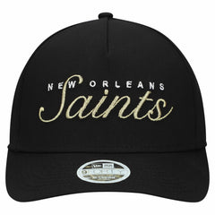 New Orleans Saints New Era Women's Metallic 9FORTY M-Crown A-Frame Adjustable Hat