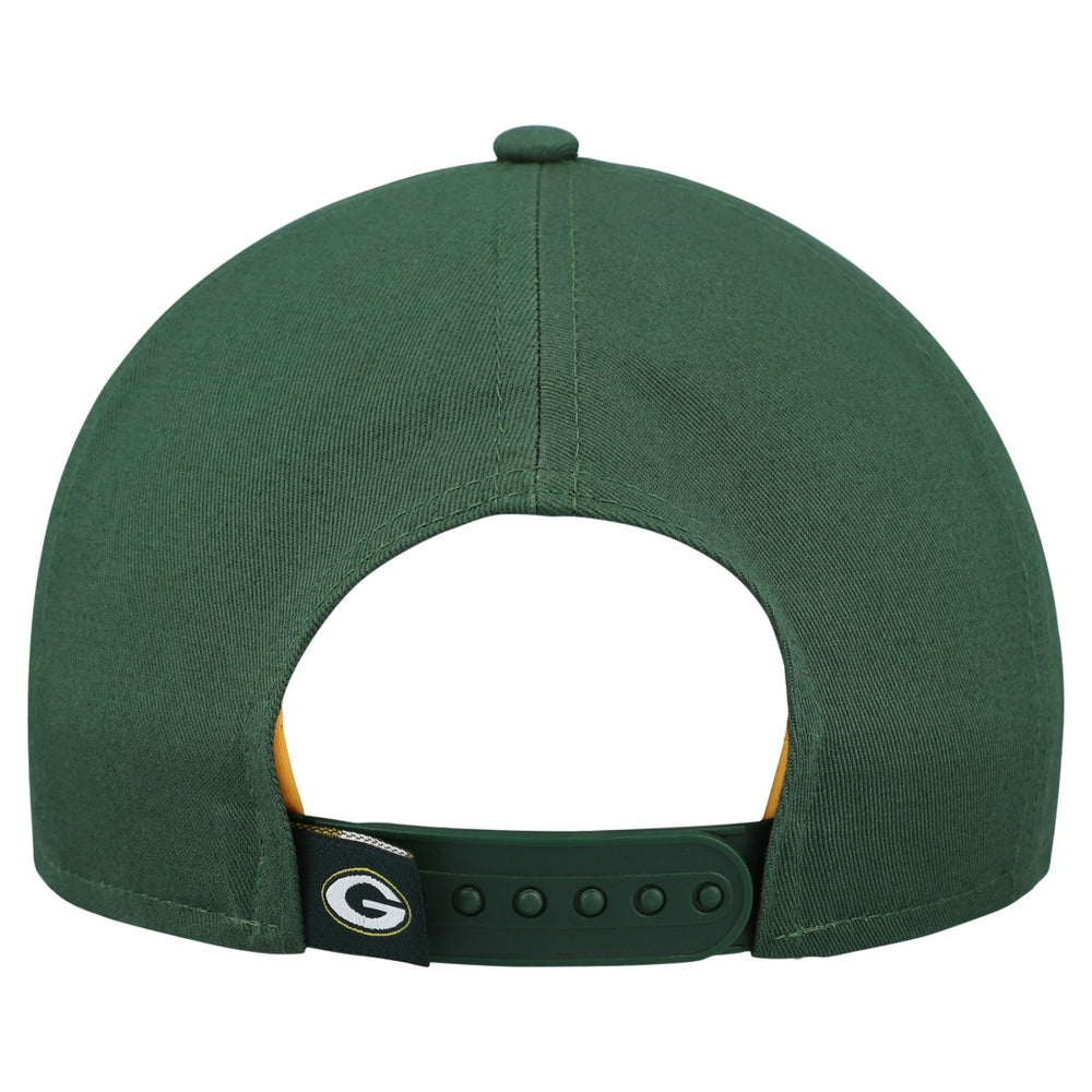 Green Bay Packers New Era Women's Metallic 9FORTY M-Crown A-Frame Adjustable Hat