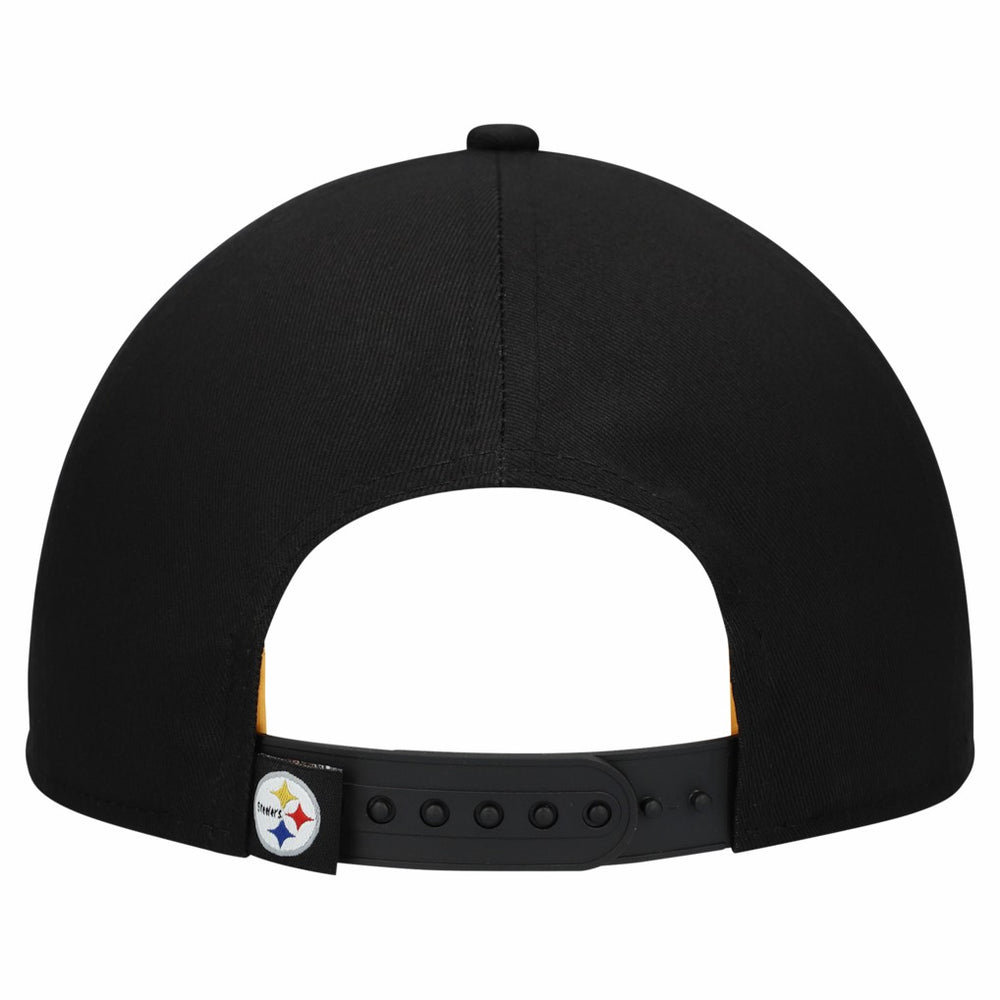 Pittsburgh Steelers New Era Women's Metallic 9FORTY M-Crown A-Frame Adjustable Hat