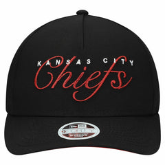 Kansas City Chiefs New Era Women's Metallic 9FORTY M-Crown A-Frame Adjustable Hat