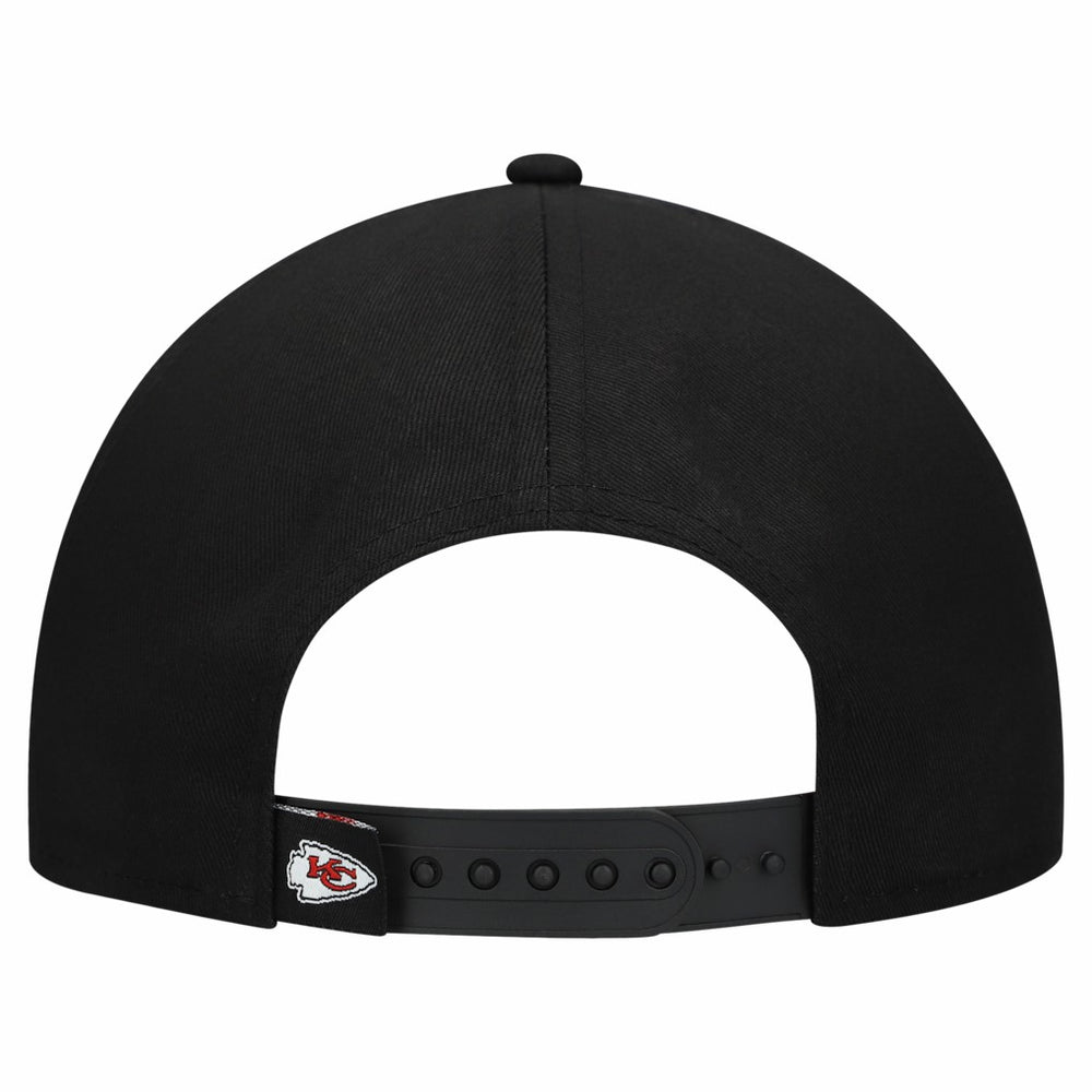 Kansas City Chiefs New Era Women's Metallic 9FORTY M-Crown A-Frame Adjustable Hat