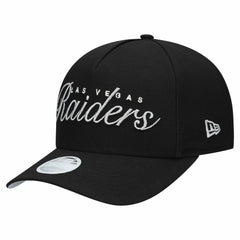Las Vegas Raiders New Era Women's Metallic 9FORTY M-Crown A-Frame Adjustable Hat