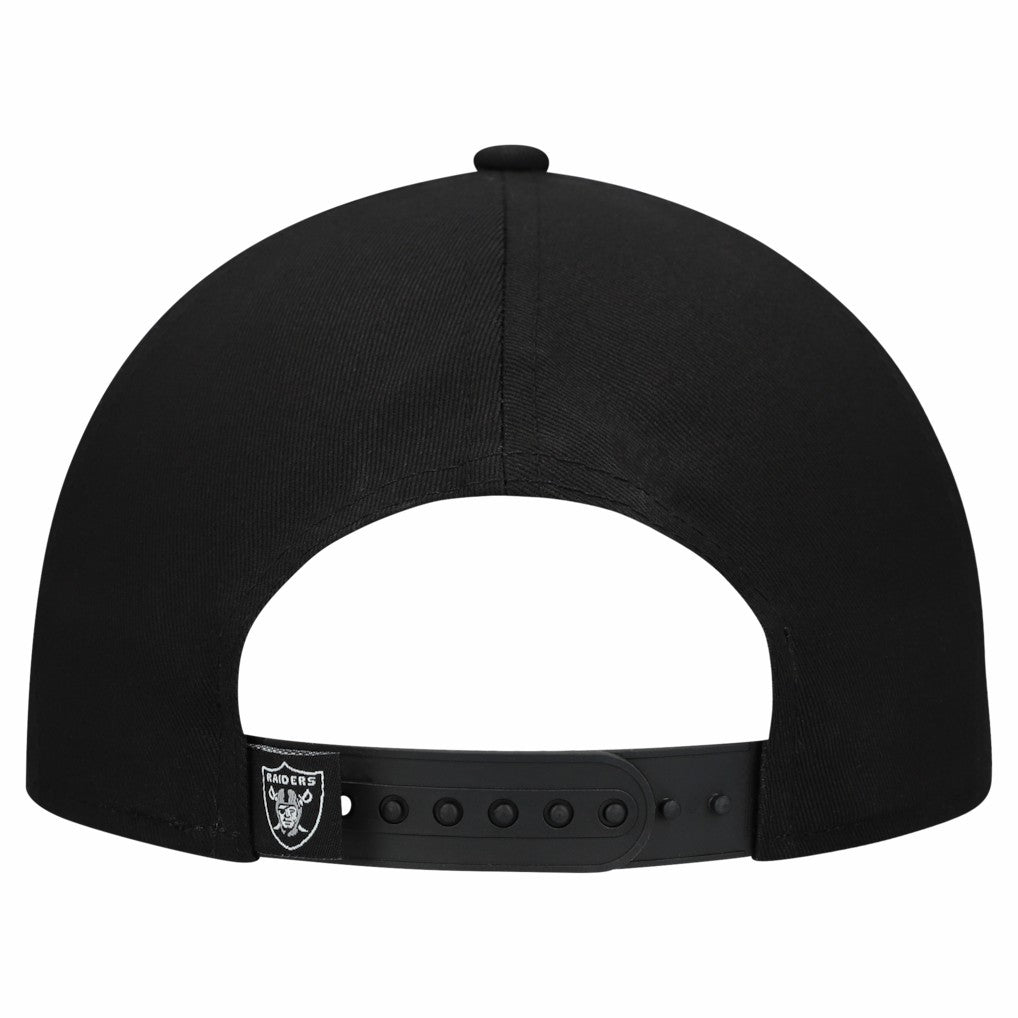 Las Vegas Raiders New Era Women's Metallic 9FORTY M-Crown A-Frame Adjustable Hat