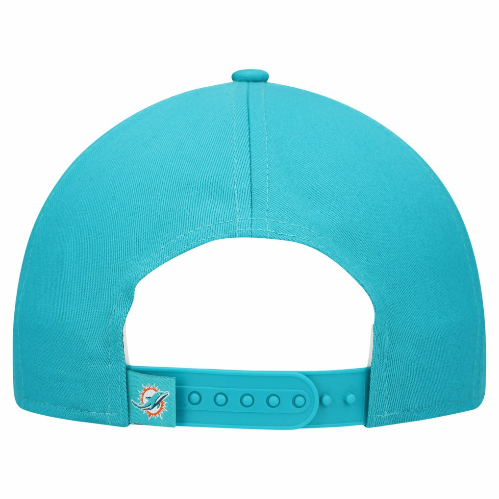 Miami Dolphins New Era Women's Metallic 9FORTY M-Crown A-Frame Adjustable Hat
