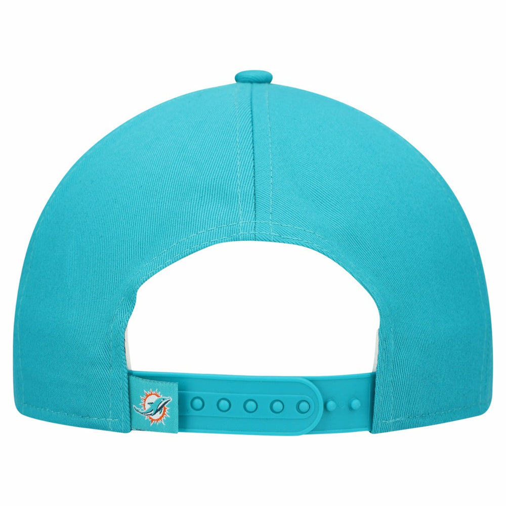 Miami Dolphins New Era Women's Metallic 9FORTY M-Crown A-Frame Adjustable Hat