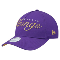 Minnesota Vikings New Era Women's Metallic 9FORTY M-Crown A-Frame Adjustable Hat