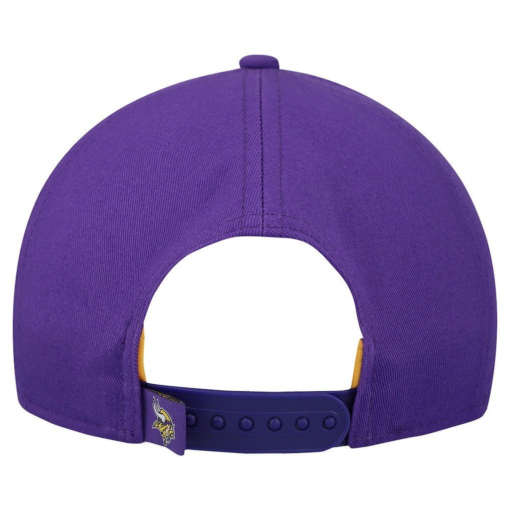 Minnesota Vikings New Era Women's Metallic 9FORTY M-Crown A-Frame Adjustable Hat