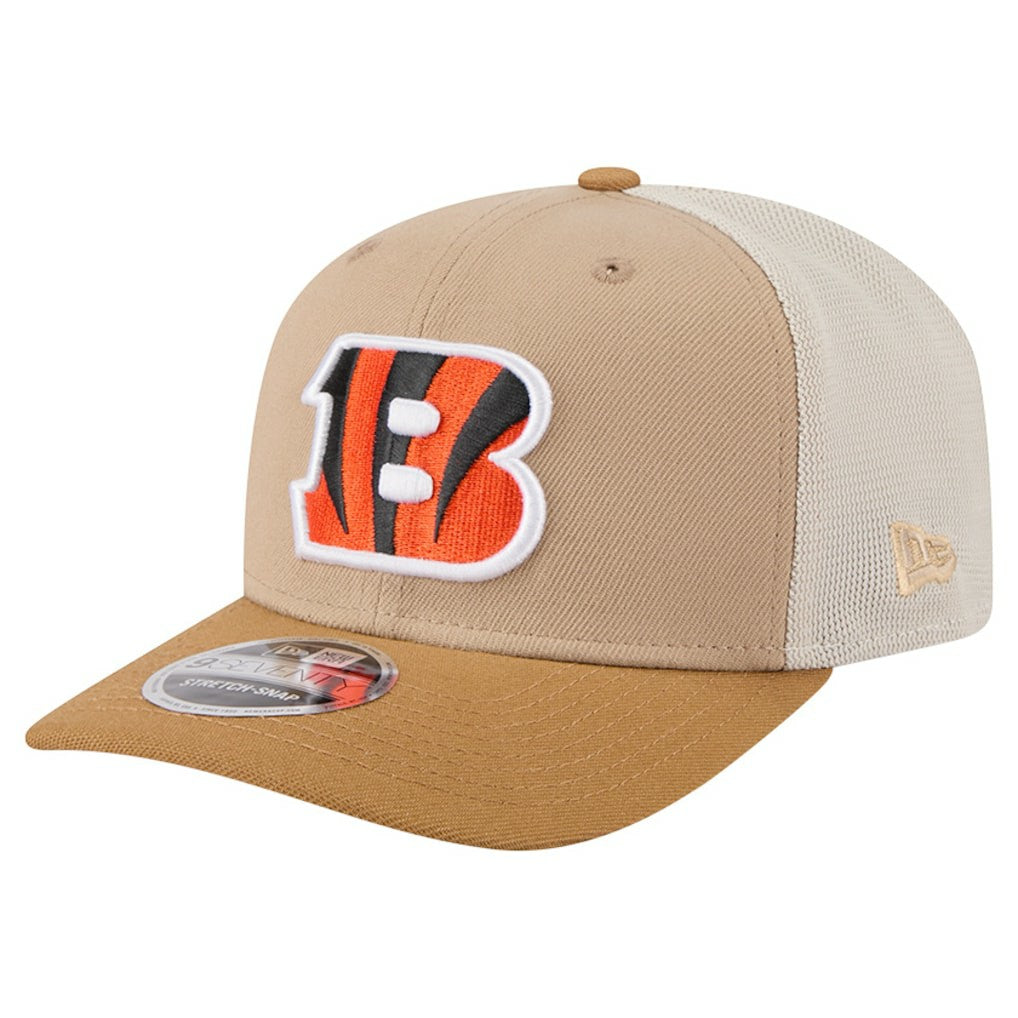 Cincinnati Bengals New Era Two-Tone Trucker 9SEVENTY Adjustable Hat