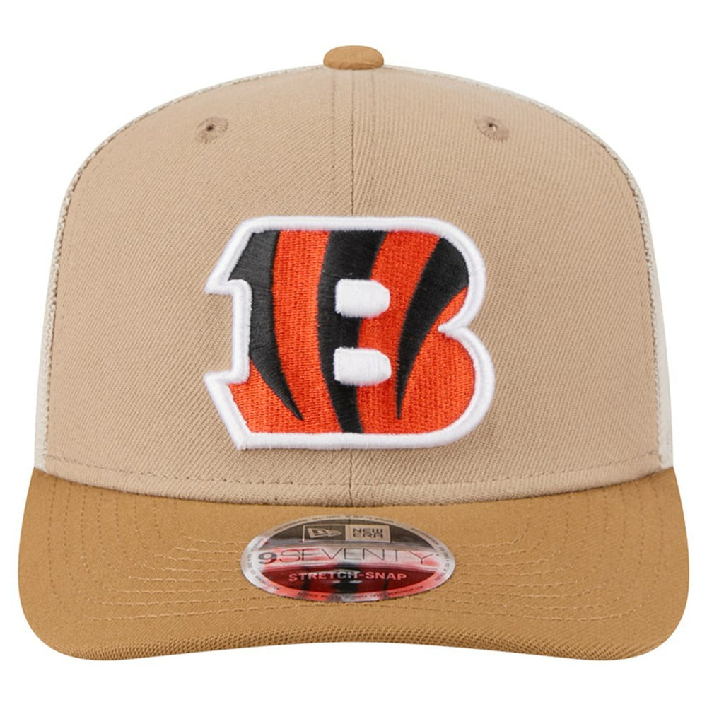 Cincinnati Bengals New Era Two-Tone Trucker 9SEVENTY Adjustable Hat