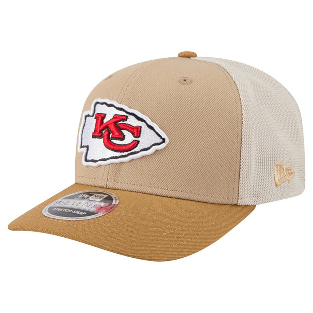 Kansas City Chiefs New Era Two-Tone Trucker 9SEVENTY Adjustable Hat