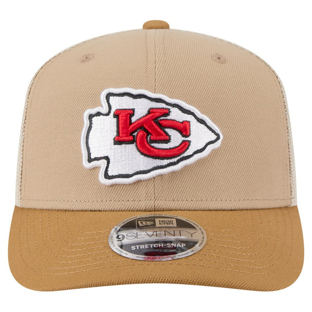 Kansas City Chiefs New Era Two-Tone Trucker 9SEVENTY Adjustable Hat