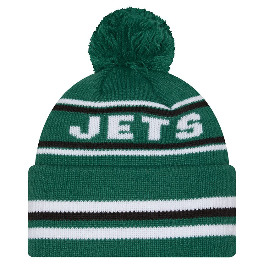 New York Jets New Era Classic Cuffed Knit Hat with Pom
