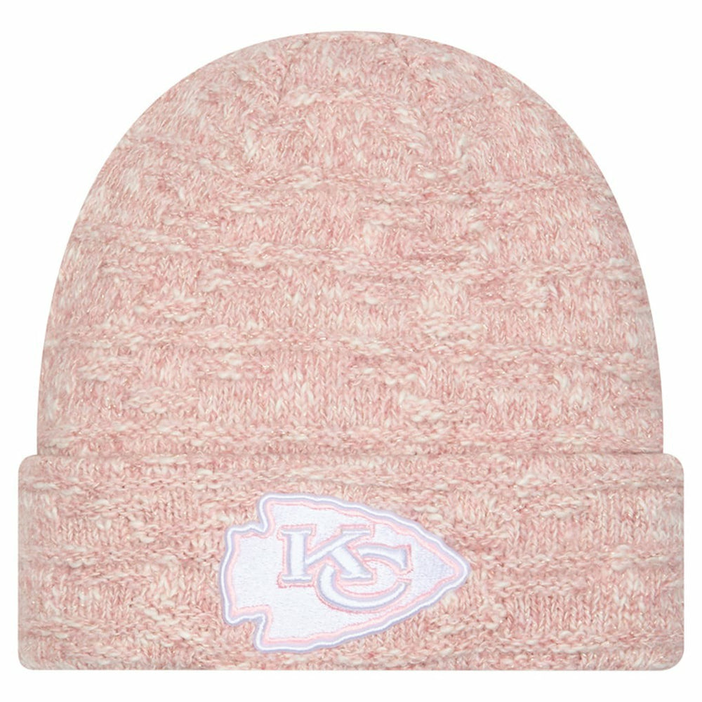 Kansas City Chiefs New Era Women's Metallic Cuffed Knit Hat