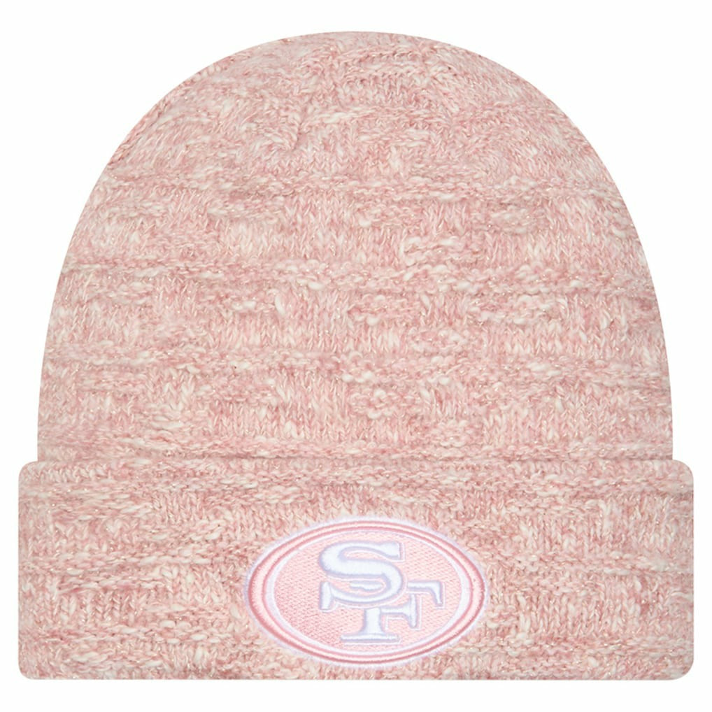 San Francisco 49ers New Era Women's Metallic Cuffed Knit Hat