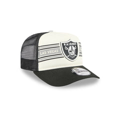 Las Vegas Raiders New Era Banner A-Frame 9FIFTY Trucker Snapback Hat