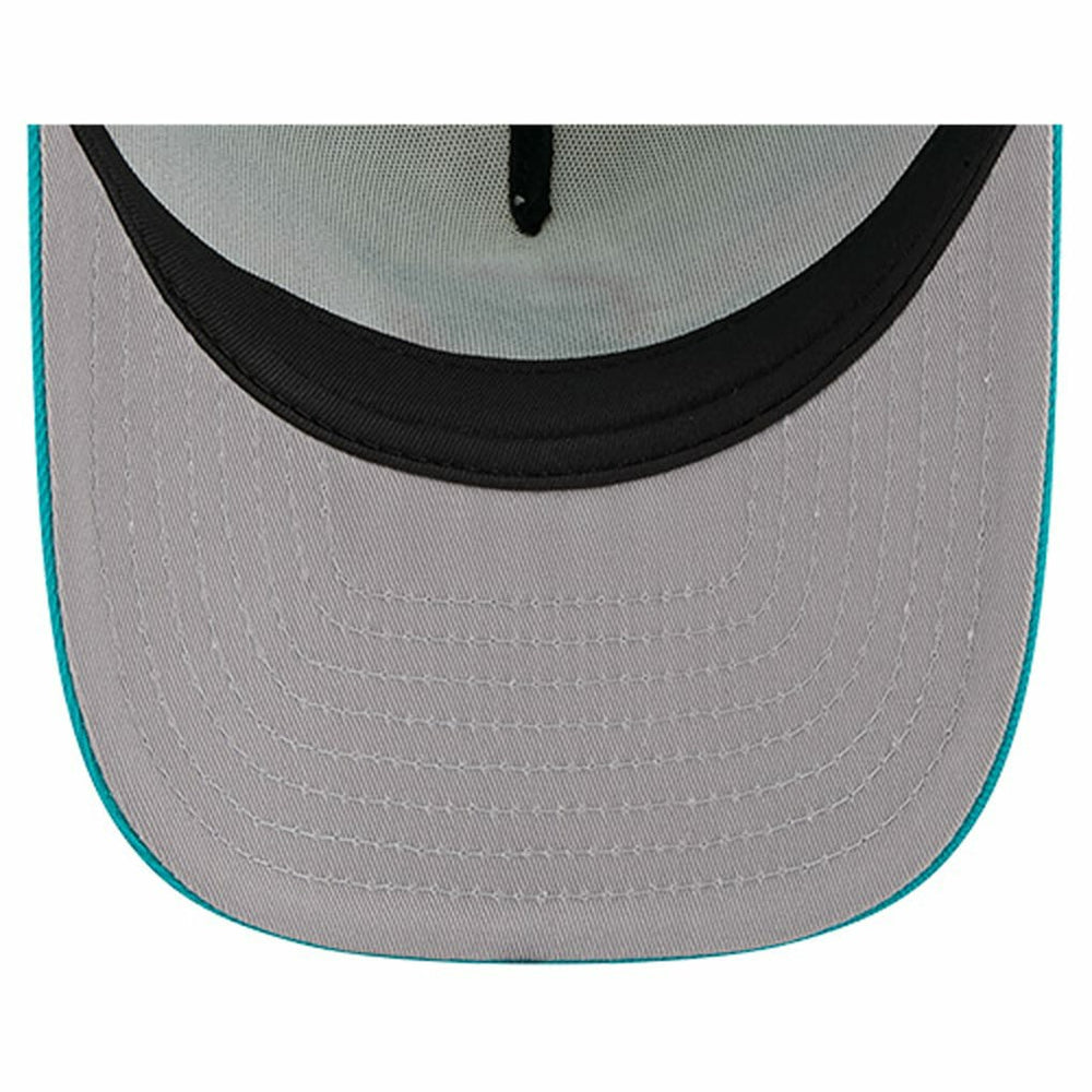 Miami Dolphins New Era Banner A-Frame 9FIFTY Trucker Snapback Hat