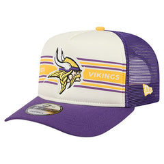 Minnesota Vikings New Era Banner A-Frame 9FIFTY Trucker Snapback Hat