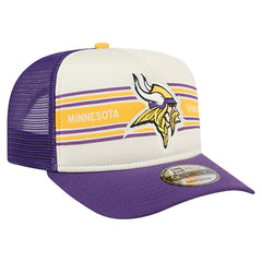 Minnesota Vikings New Era Banner A-Frame 9FIFTY Trucker Snapback Hat