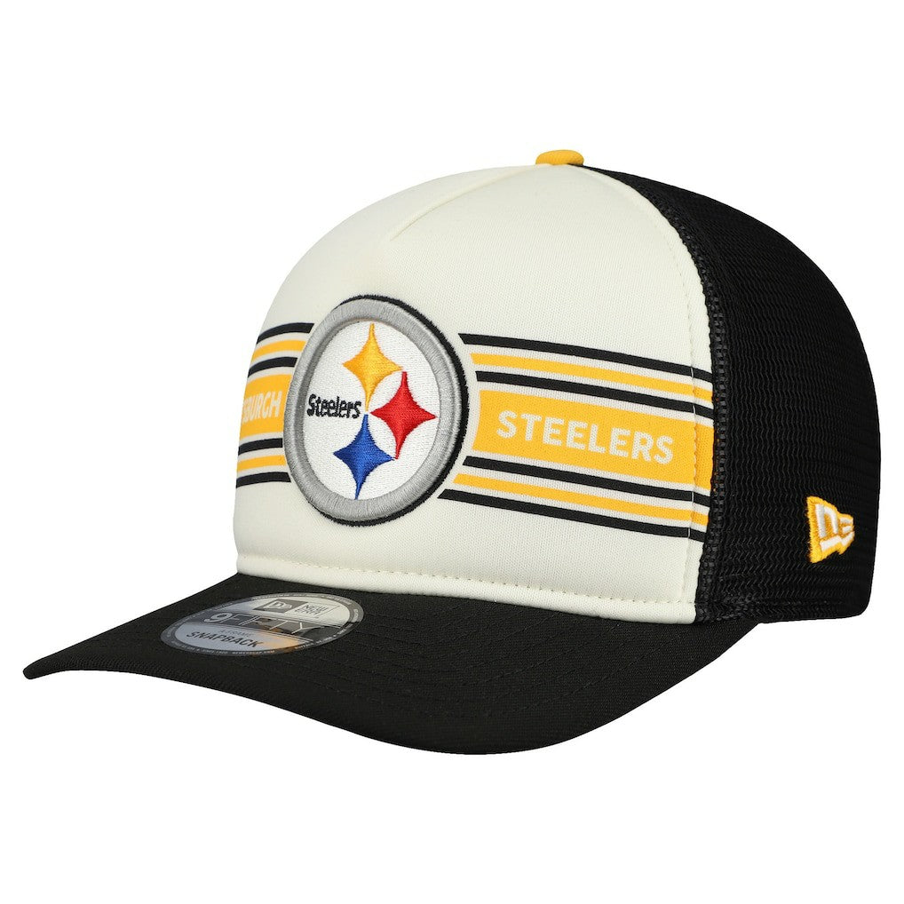 Pittsburgh Steelers New Era Banner A-Frame 9FIFTY Snapback Hat