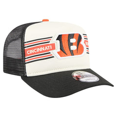 Cincinnati Bengals New Era Banner A-Frame 9FIFTY Trucker Snapback Hat