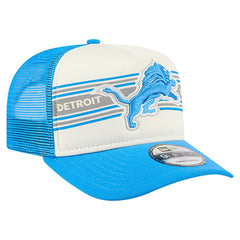 Detroit Lions New Era Banner A-Frame 9FIFTY Trucker Snapback Hat