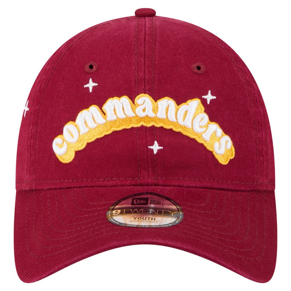 Washington Commanders New Era Girls Youth Cheer 9TWENTY Adjustable Hat