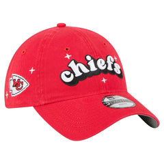 Kansas City Chiefs New Era Girls Youth Cheer 9TWENTY Adjustable Hat