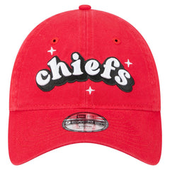 Kansas City Chiefs New Era Girls Youth Cheer 9TWENTY Adjustable Hat