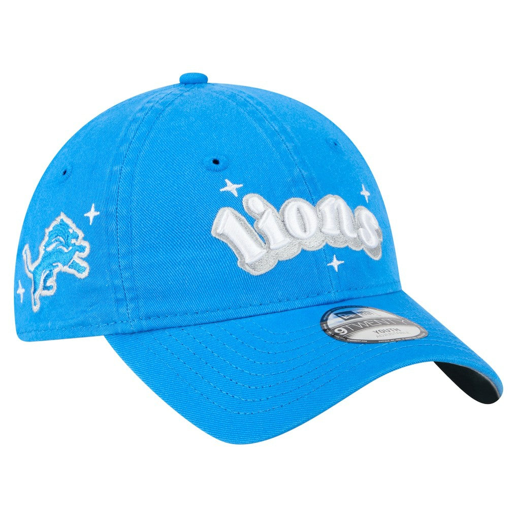 Detroit Lions New Era Girls Youth Cheer 9TWENTY Adjustable Hat