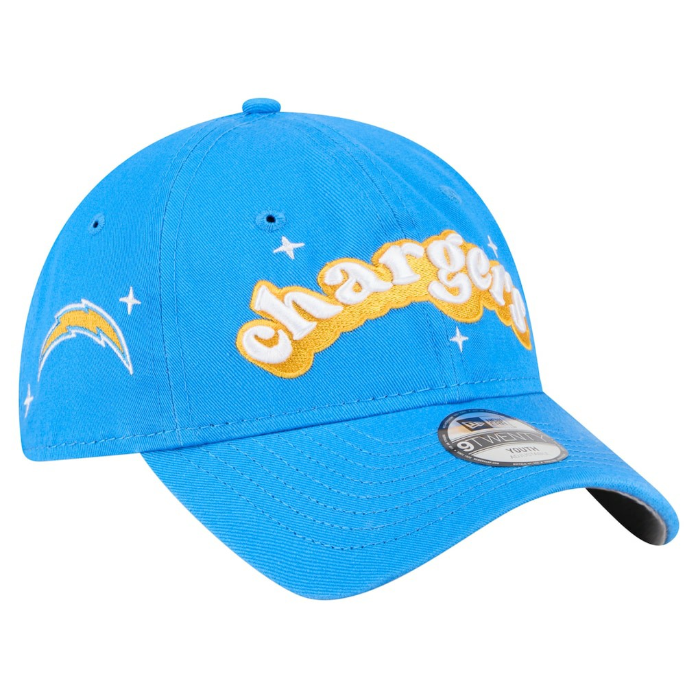 Los Angeles Chargers New Era Girls Youth Cheer 9TWENTY Adjustable Hat