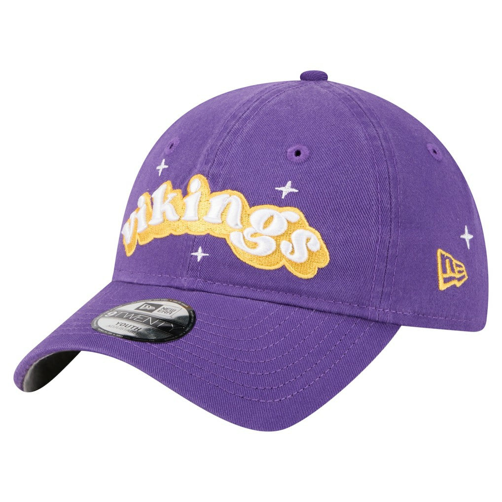 Minnesota Vikings New Era Girls Youth Cheer 9TWENTY Adjustable Hat