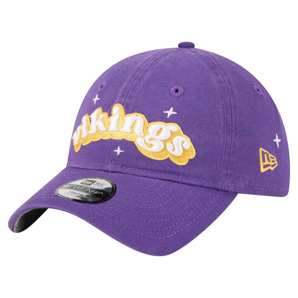 Minnesota Vikings New Era Girls Youth Cheer 9TWENTY Adjustable Hat