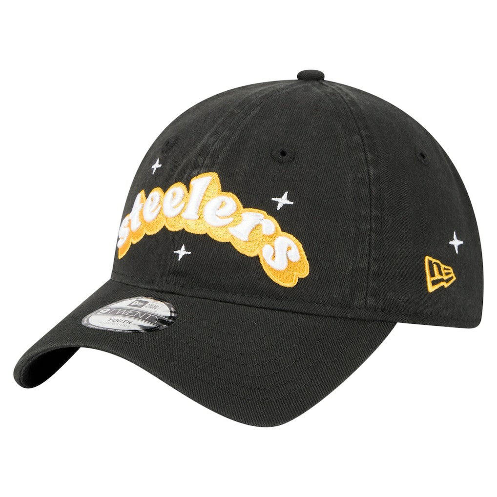 Pittsburgh Steelers New Era Girls Youth Cheer 9TWENTY Adjustable Hat