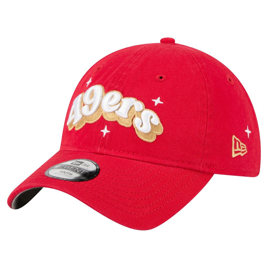 San Francisco 49ers New Era Girls Youth Cheer 9TWENTY Adjustable Hat