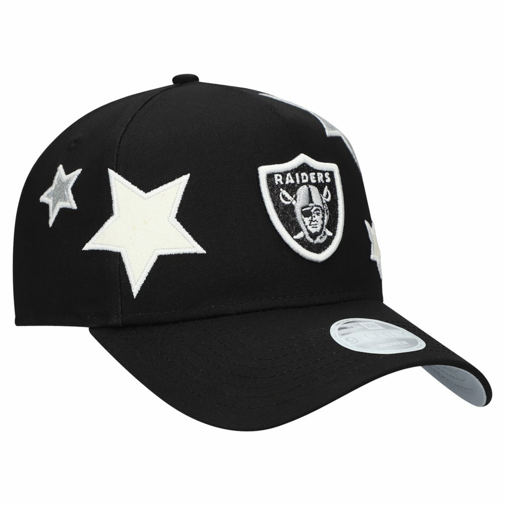 Las Vegas Raiders New Era Women's Stardom A-Frame 9FORTY Adjustable Hat