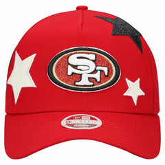 San Francisco 49ers New Era Women's Stardom A-Frame 9FORTY Adjustable Hat