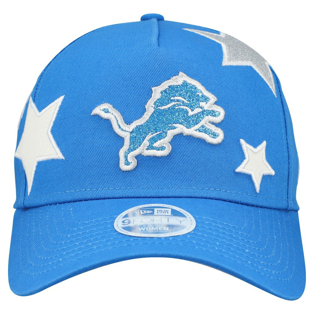 Detroit Lions New Era Women's Stardom A-Frame 9FORTY Adjustable Hat