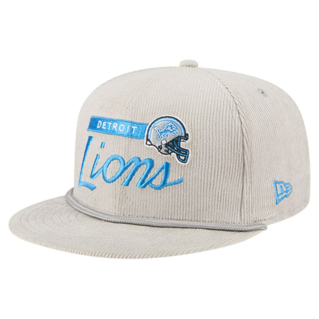 Detroit Lions New Era Cord Rope Corduroy 9FIFTY Snapback Hat