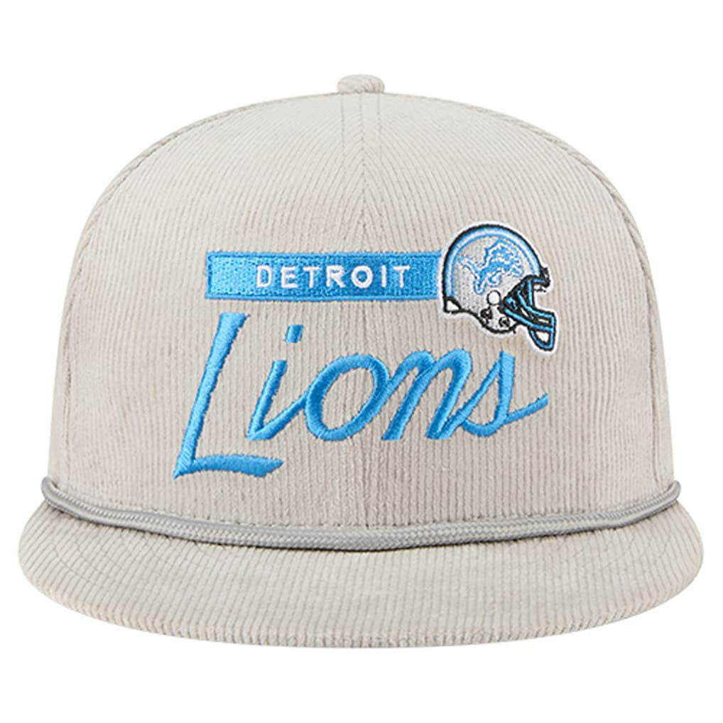 Detroit Lions New Era Cord Rope Corduroy 9FIFTY Snapback Hat