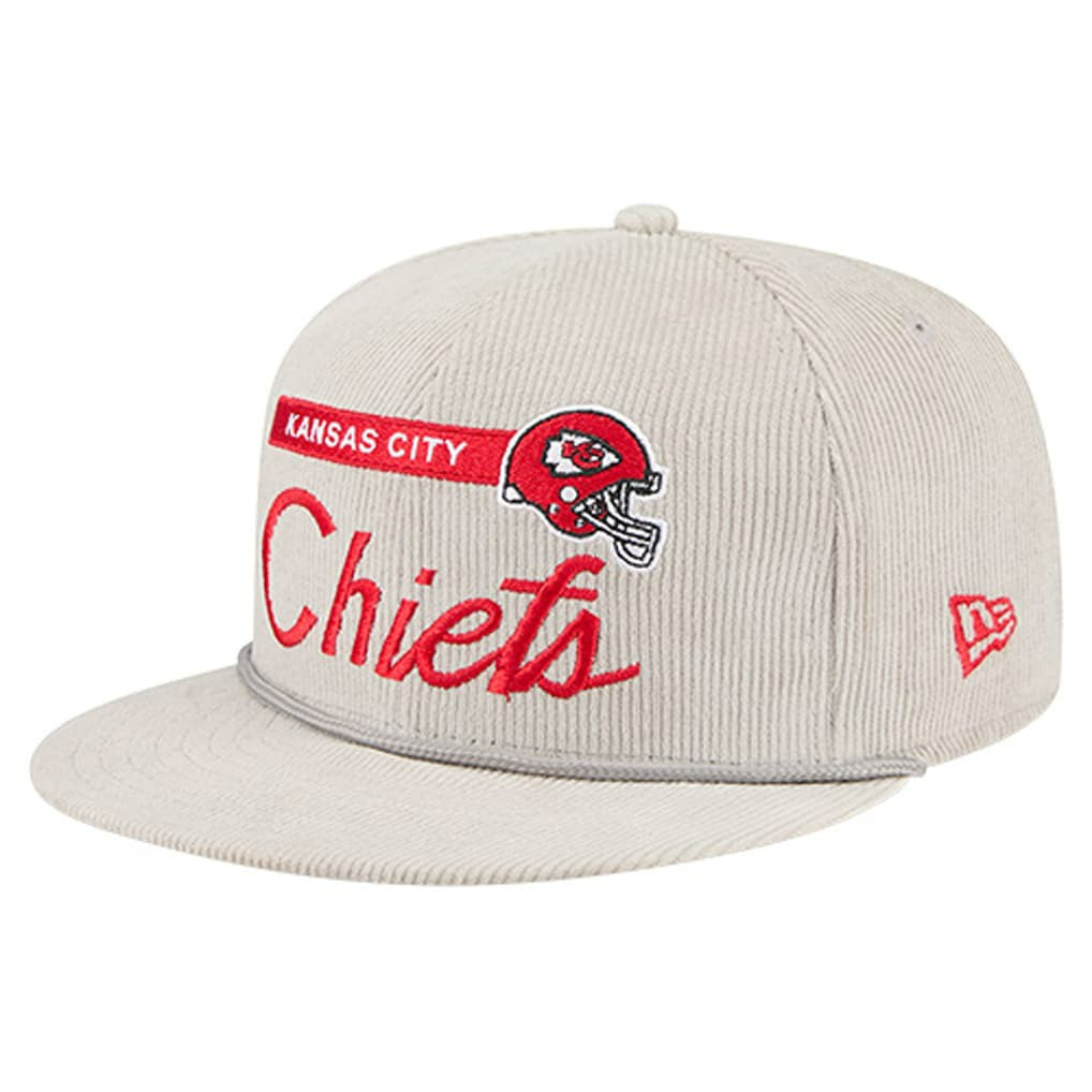 Kansas City Chiefs New Era Cord Rope Corduroy 9FIFTY Snapback Hat