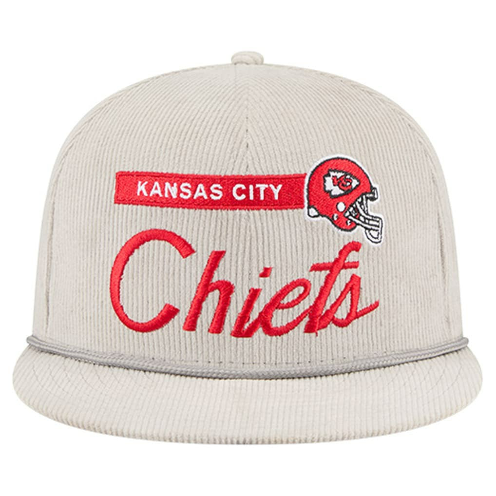 Kansas City Chiefs New Era Cord Rope Corduroy 9FIFTY Snapback Hat