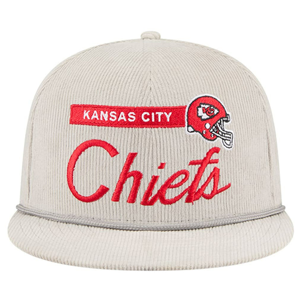 Kansas City Chiefs New Era Cord Rope Corduroy 9FIFTY Snapback Hat