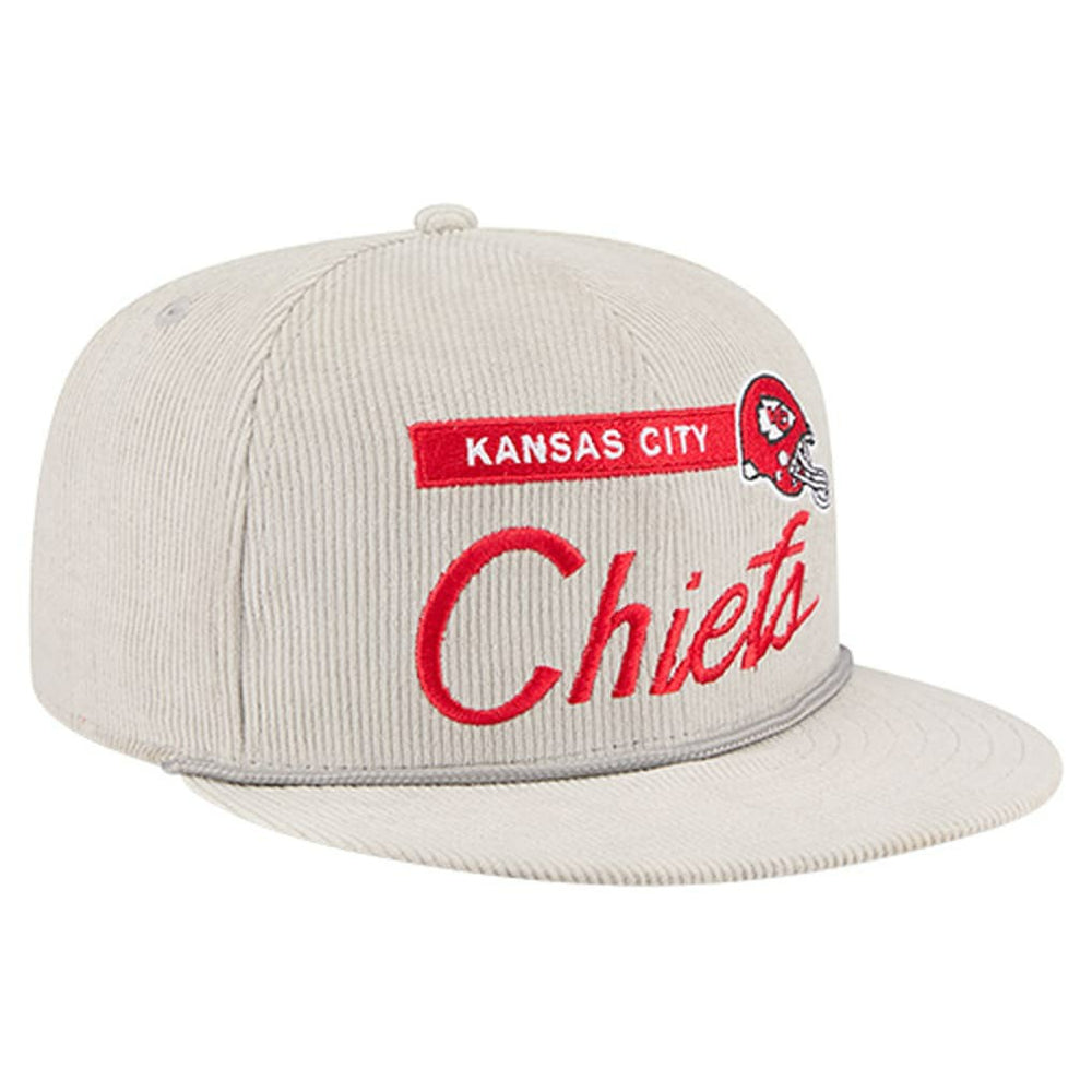Kansas City Chiefs New Era Cord Rope Corduroy 9FIFTY Snapback Hat