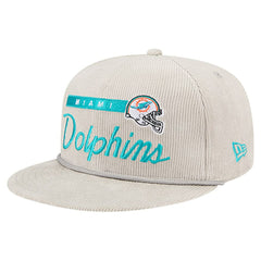Miami Dolphins New Era Cord Rope Corduroy 9FIFTY Snapback Hat