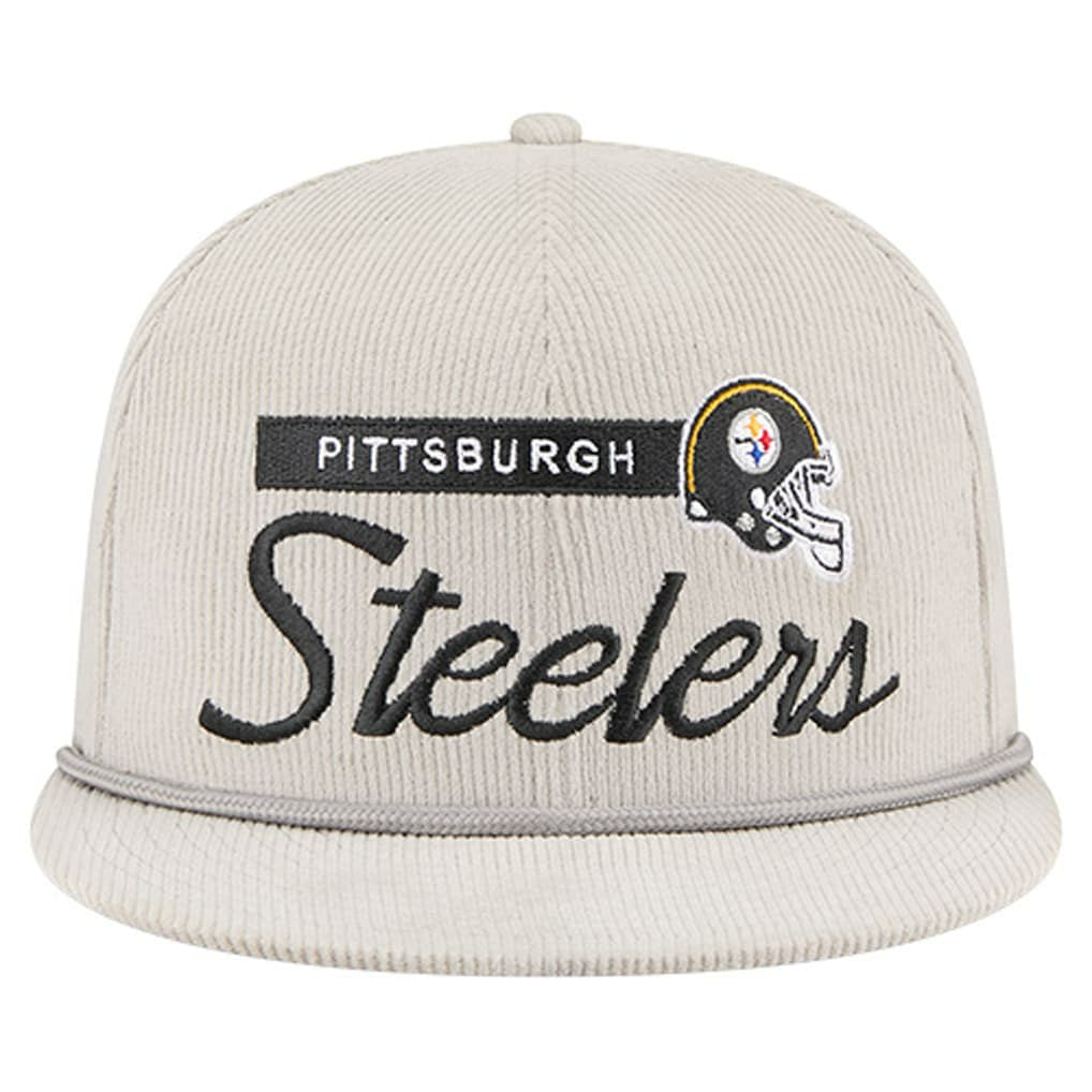 Pittsburgh Steelers New Era Cord Rope Corduroy 9FIFTY Snapback Hat