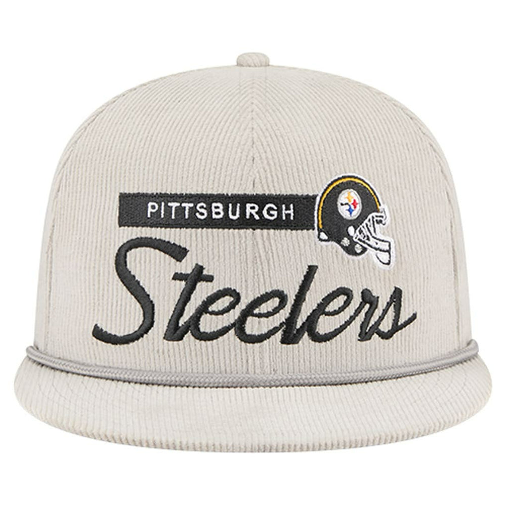Pittsburgh Steelers New Era Cord Rope Corduroy 9FIFTY Snapback Hat