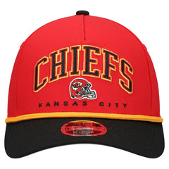 Kansas City Chiefs New Era Youth Arch COOLERA 9FORTY A-Frame Adjustable Hat