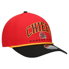 Kansas City Chiefs New Era Youth Arch COOLERA 9FORTY A-Frame Adjustable Hat