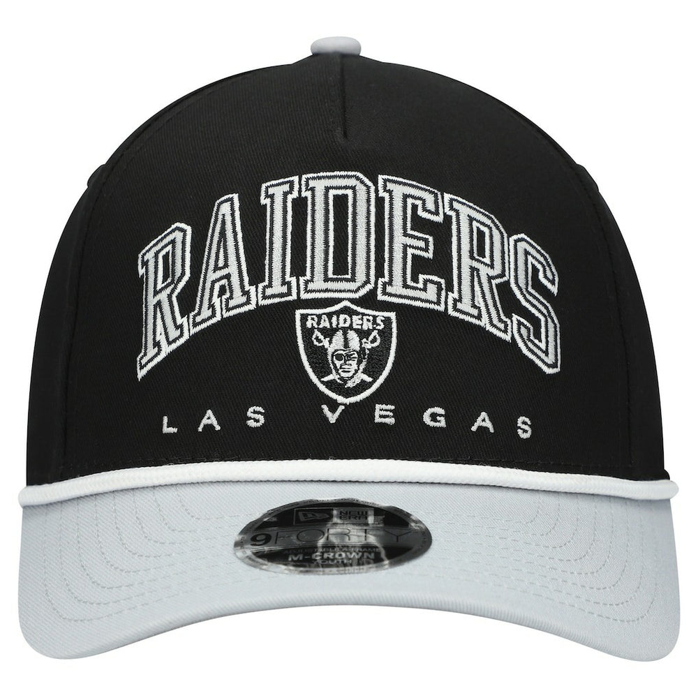 Las Vegas Raiders New Era Youth Arch COOLERA 9FORTY A-Frame Adjustable Hat