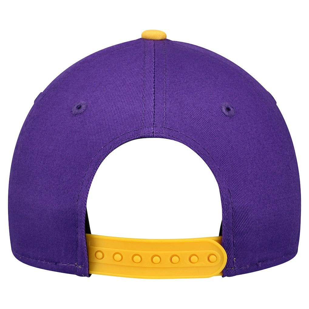 Minnesota Vikings New Era Youth Arch COOLERA 9FORTY A-Frame Adjustable Hat